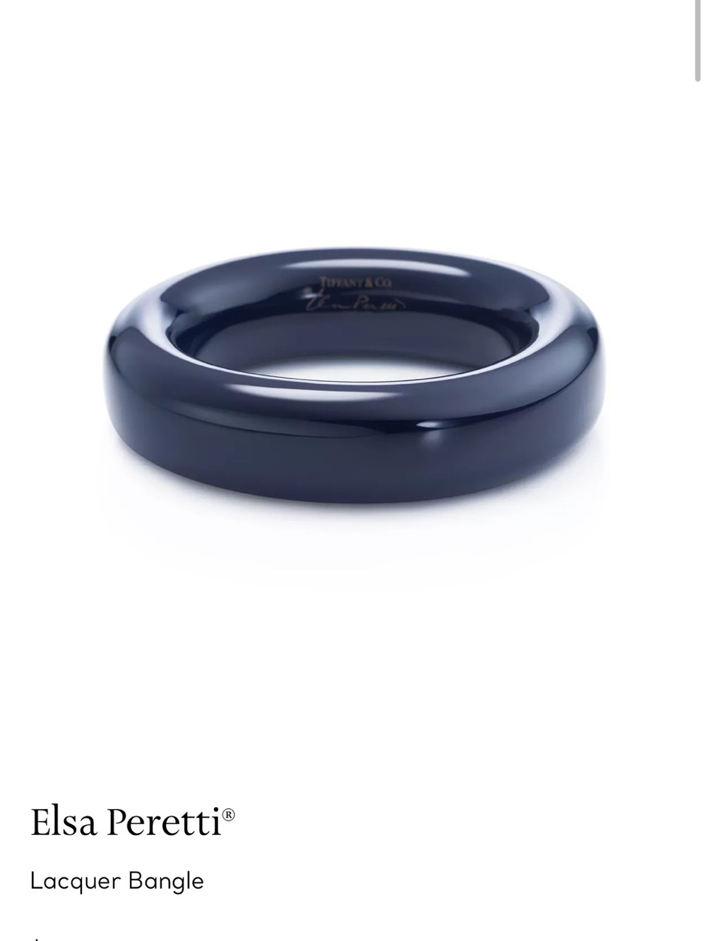 Elsa Peretti for Tiffany Red Bangle Bracelet - Picture 4 of 4